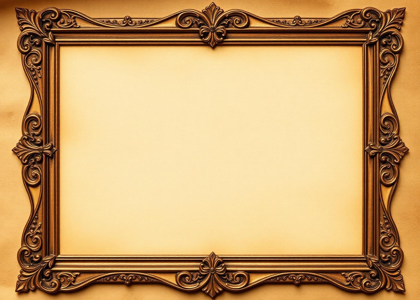 An ornate gilded frame — a place where a portrait once hung, now reserved for the names this house should have honored.
